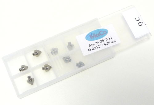 Box of 10 Sapphire Orifices Autoline 0.012_ (0,30mm) - displaced jewel