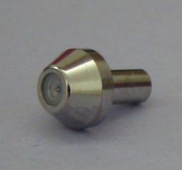 Saphirdüse mit Messingfixierung 0.006_ (0,15 mm)