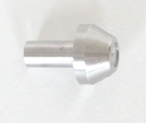 Saphirdüse mit versetztem Stein 0.010" (0,25 mm), langer Stiel